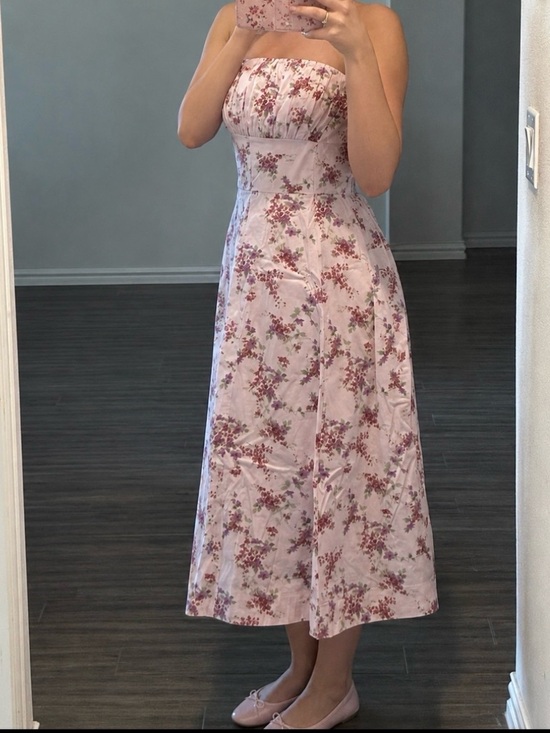 wild fable Dresses & Skirts - Pink Floral Strap/strapless spring Dress